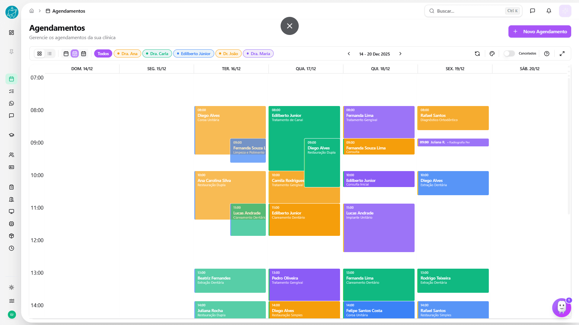 Agenda Visual - Light Mode